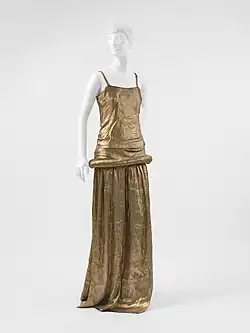 "Irudree", jurk (zijde, metallic), 1922