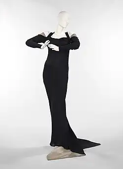 "Phèdre", avondjurk (zijde en metaal), herfst/winter 1933