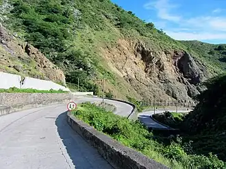 Haarspeldbocht in The Road