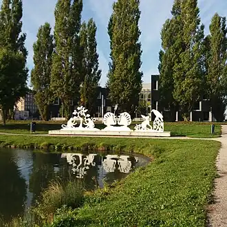 Zicht op het Leidsche Rijn College