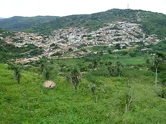 Uitzicht op Água Branca