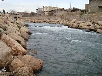 de rivier bij Nusaybin