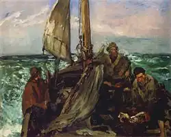 Édouard Manet: Les travailleurs de la mer (1873)