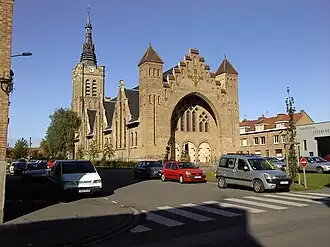 De Sint-Amandskerk in Belle