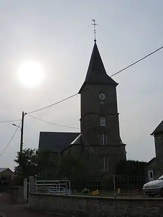 De kerk van Saint-Denis-de-Villenette