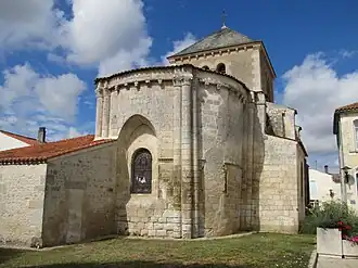 De kerk van Velluire