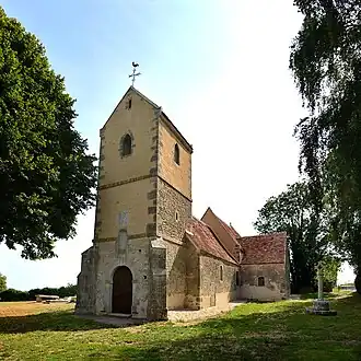 Kerk Saint-Lautin in het gehucht Cléray