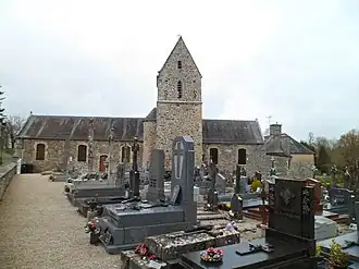 De kerk van Saint-Michel-de-la-Pierre