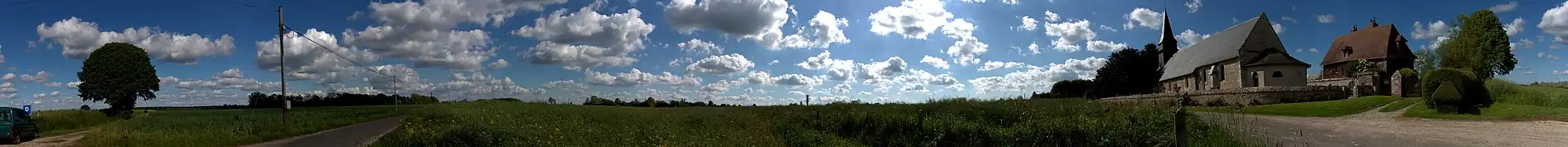 Voor de kerk Saint-Pierre (Sint-Pieter)