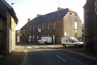 Gemeentehuis van Bourgvallées te Saint-Samson-de-Bonfossé