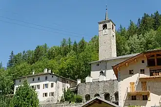 De kerk van Peisey-Nancroix