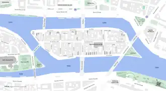 Kaart van Île Saint-Louis