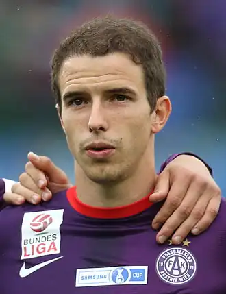 Koch als speler van Austria Wien in 2013