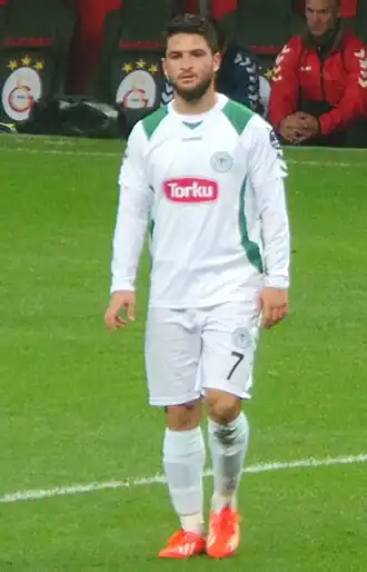 Şahiner in 2013 als speler van Konyaspor