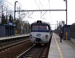 Station Čtyřkoly met trein (2013)
