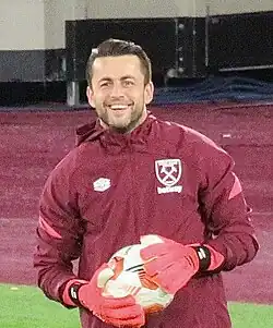 Fabiański in 2021 met West Ham United