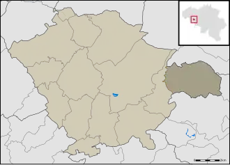 Kaart van Œudeghien