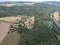 Luchtfoto van Šlovice