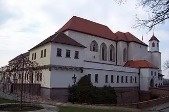 De zuidzijde van de burcht Spielberg