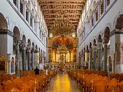 Interieur van de kerk