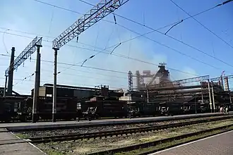 De staalfabriek in Altsjevsk anno 2012