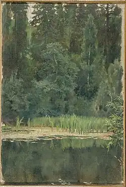 Vijver op Abramtsevo, 1880