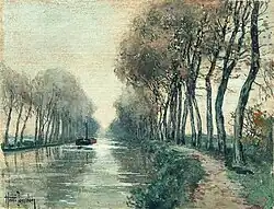 Kanaal in de herfst (1890)