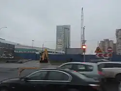 De bouwplaats in november 2015 gezien uit het noorden