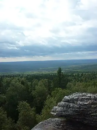 Zicht vanaf de Sjoenoet