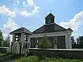 Moderne veldsteenkerk uit 1823 in Wielka Swarotwa, Oblast Brest, Wit-Rusland