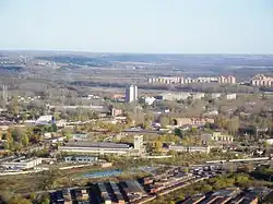 Gezicht over de stad