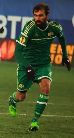 Koutroubis in 2014 als speler van Panathinaikos