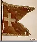 17e-eeuwse Kozakkenvlag in het Armémuseum.