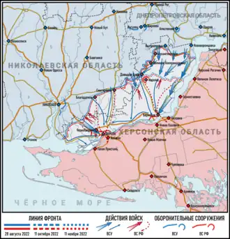 Oekraïens tegenoffensief in Zuid-Oekraïne 2022