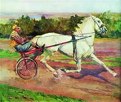 orlovdraver voor een sulky