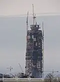 Lachta Tsentre in 2016. Hoogte-245 meter
