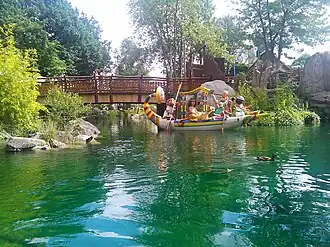 Scene tijdens de rondvaart