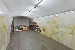 De verbindingsgang naar de Tagansko-Krasnopresnenskaja-lijn