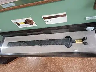 ijzeren zwaard, toevalsvondst uit het district Tsjoementsevski