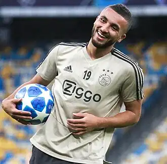 Labyad als speler van Ajax (2018)
