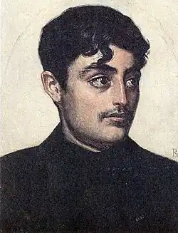 Hoofd van een jonge man