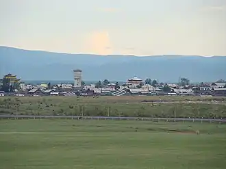 gezicht over de plaats