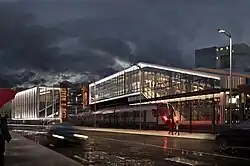 Impressie van de toekomstige noordelijke ingang