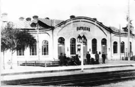 Station Pytalovo aan het begin van de 20e eeuw