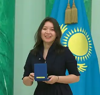 Samal Jesljamova in 2018