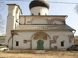 Zicht op de kapittelkerk