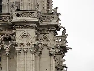 Gargouilles van de Notre-Dame van Parijs