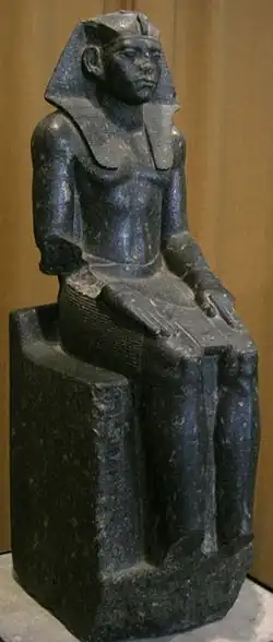 Zitbeeld van Amenemhat III Hermitage