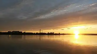 Monding van de rivier bij Zyrjanka