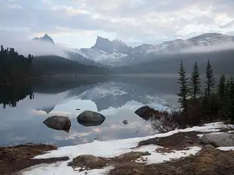 Bergmeer in Natuurpark Ergaki, gelegen in de Westelijke Sajan.